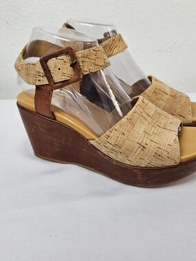 Kork-Ease Keirn Cork Wedge Sandals Size 9M